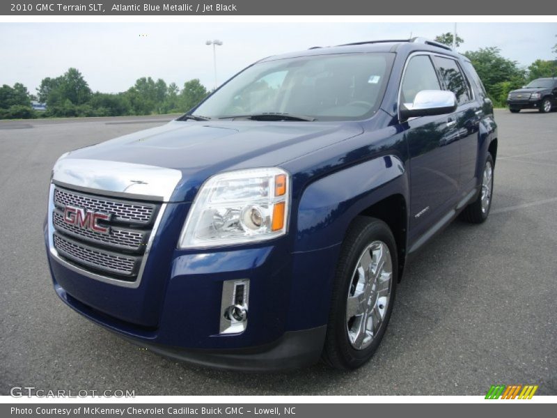 Atlantic Blue Metallic / Jet Black 2010 GMC Terrain SLT