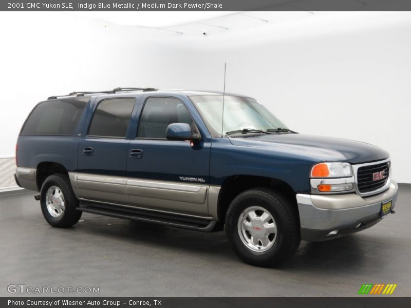 Indigo Blue Metallic / Medium Dark Pewter/Shale 2001 GMC Yukon SLE