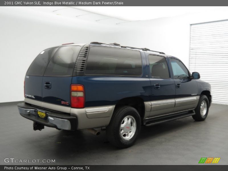 Indigo Blue Metallic / Medium Dark Pewter/Shale 2001 GMC Yukon SLE