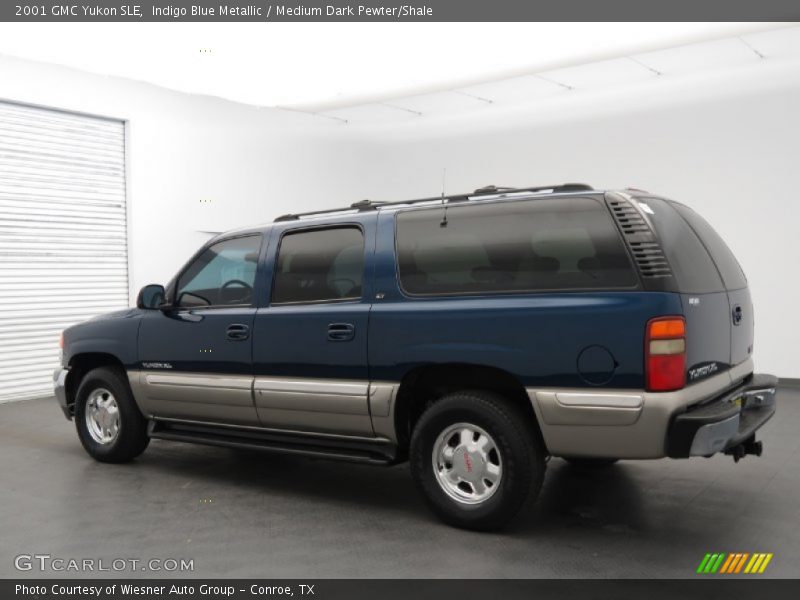 Indigo Blue Metallic / Medium Dark Pewter/Shale 2001 GMC Yukon SLE