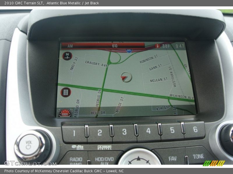 Atlantic Blue Metallic / Jet Black 2010 GMC Terrain SLT