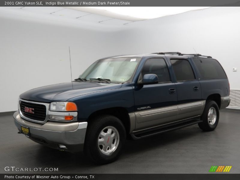 Indigo Blue Metallic / Medium Dark Pewter/Shale 2001 GMC Yukon SLE