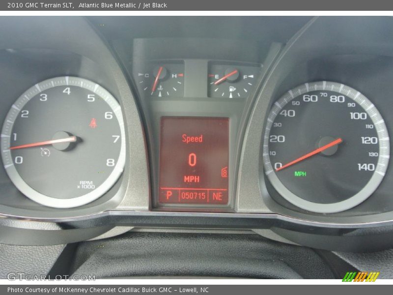 Atlantic Blue Metallic / Jet Black 2010 GMC Terrain SLT