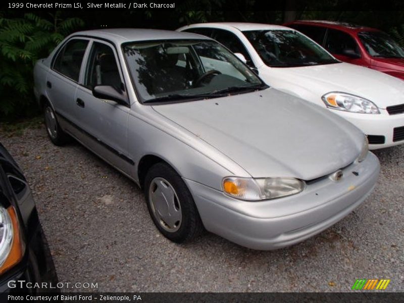 Silver Metallic / Dark Charcoal 1999 Chevrolet Prizm LSi