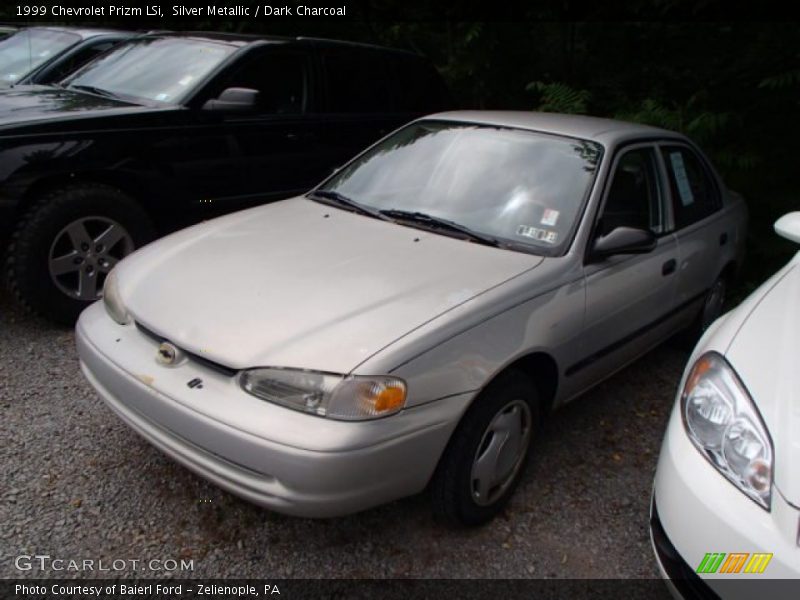 Silver Metallic / Dark Charcoal 1999 Chevrolet Prizm LSi