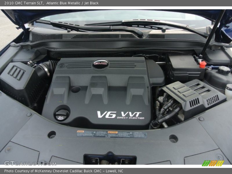Atlantic Blue Metallic / Jet Black 2010 GMC Terrain SLT