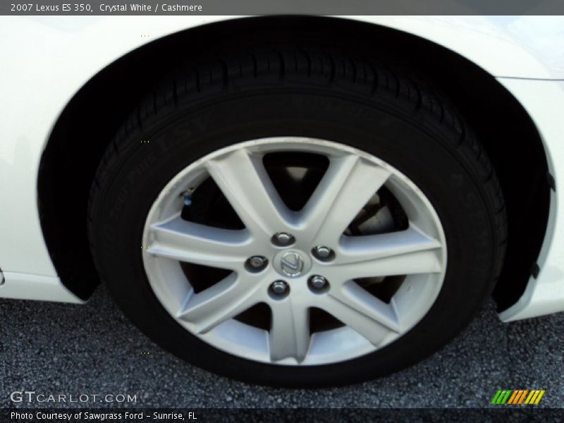 Crystal White / Cashmere 2007 Lexus ES 350