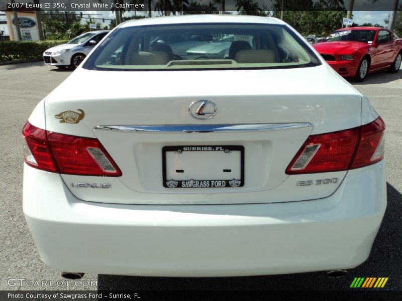 Crystal White / Cashmere 2007 Lexus ES 350