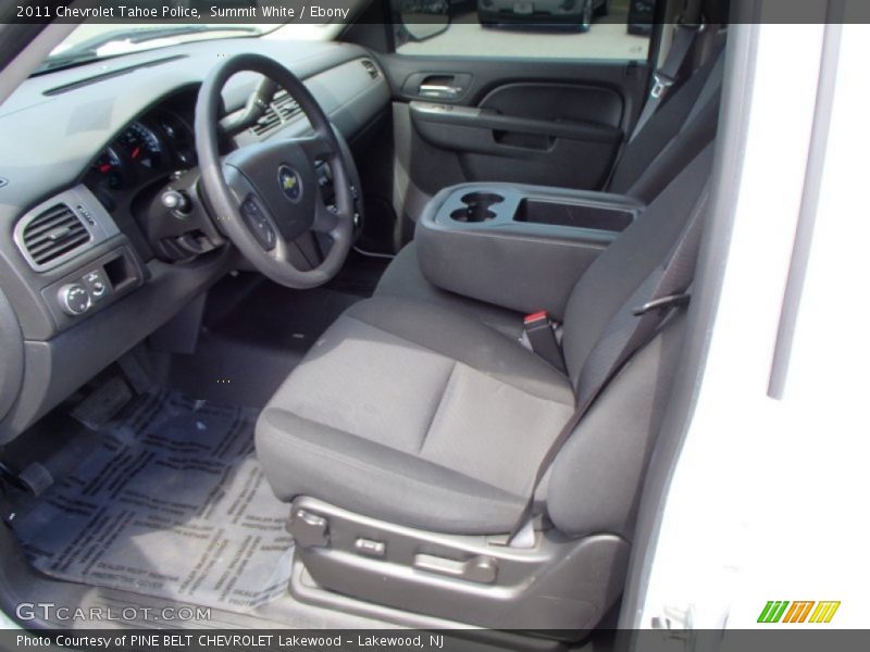  2011 Tahoe Police Ebony Interior