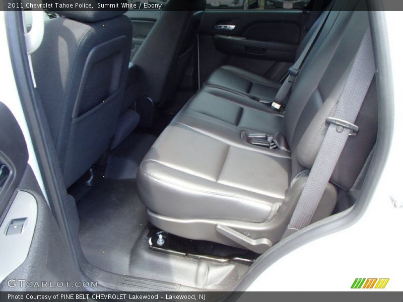 Rear Seat of 2011 Tahoe Police