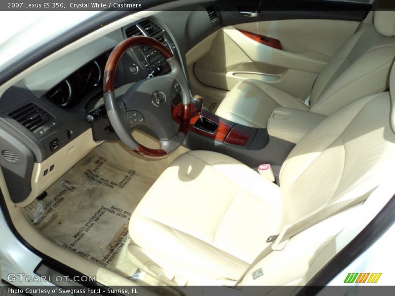 Crystal White / Cashmere 2007 Lexus ES 350