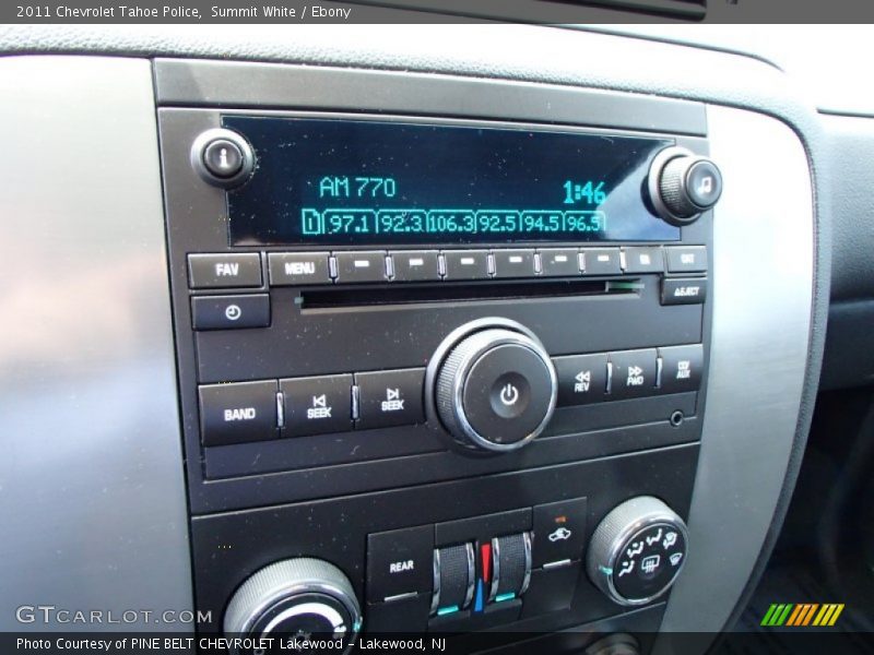 Controls of 2011 Tahoe Police