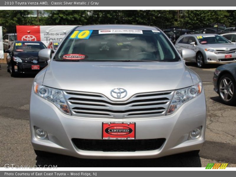 Classic Silver Metallic / Gray 2010 Toyota Venza AWD