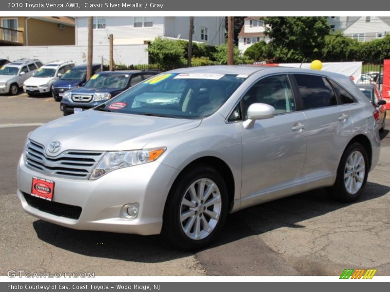 Classic Silver Metallic / Gray 2010 Toyota Venza AWD
