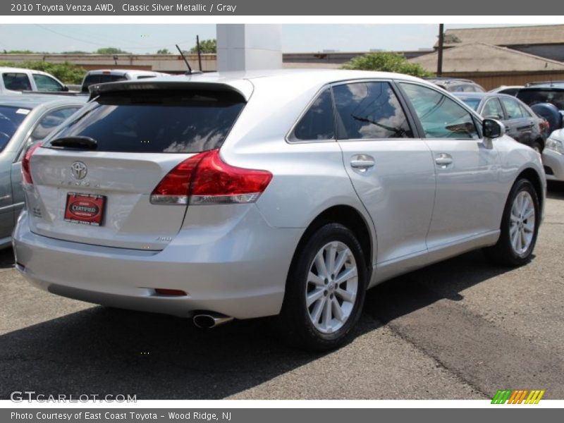 Classic Silver Metallic / Gray 2010 Toyota Venza AWD