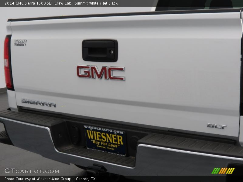 Summit White / Jet Black 2014 GMC Sierra 1500 SLT Crew Cab