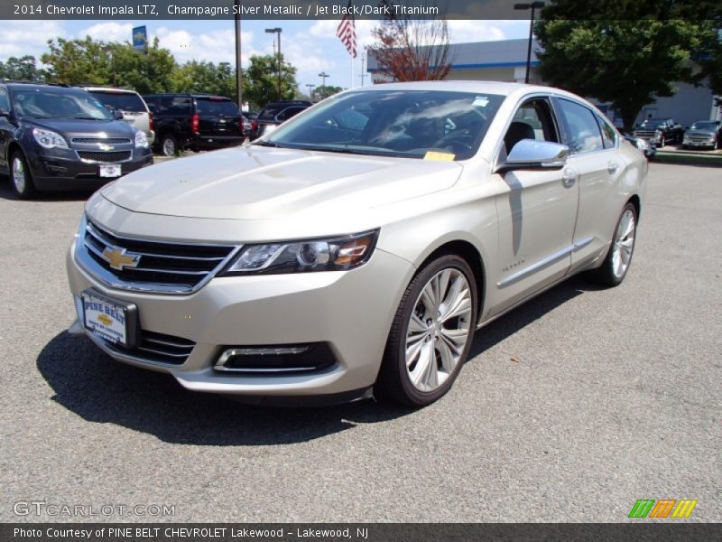 Champagne Silver Metallic / Jet Black/Dark Titanium 2014 Chevrolet Impala LTZ