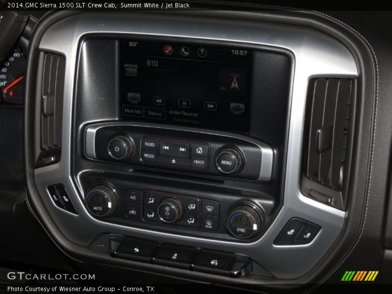 Controls of 2014 Sierra 1500 SLT Crew Cab