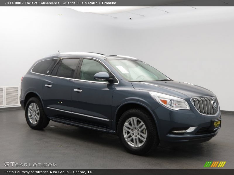 Atlantis Blue Metallic / Titanium 2014 Buick Enclave Convenience