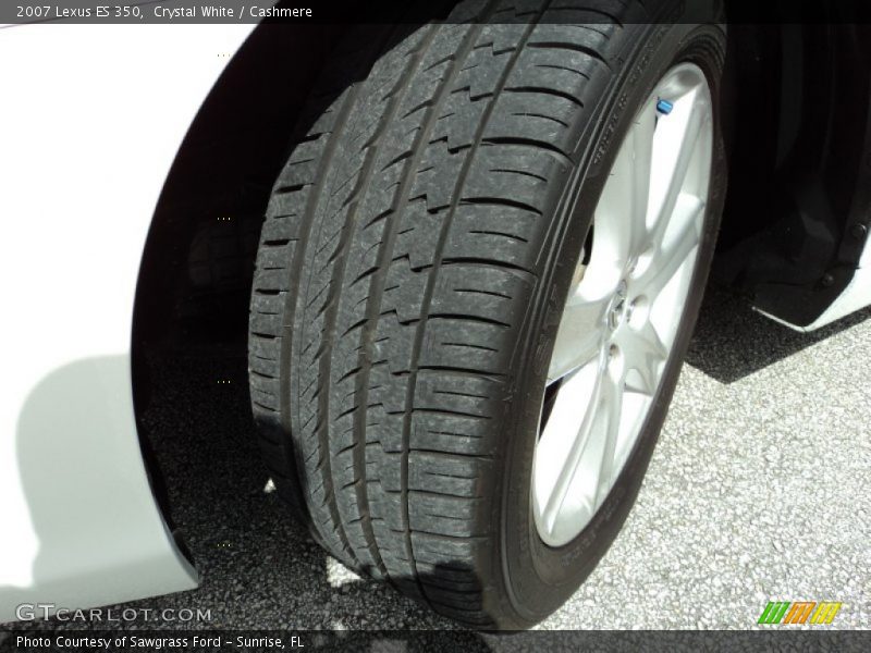Crystal White / Cashmere 2007 Lexus ES 350