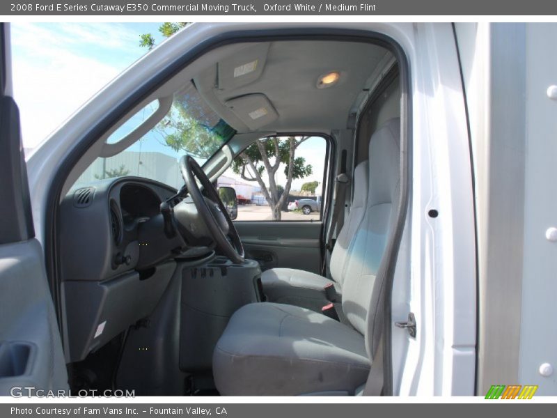 Oxford White / Medium Flint 2008 Ford E Series Cutaway E350 Commercial Moving Truck