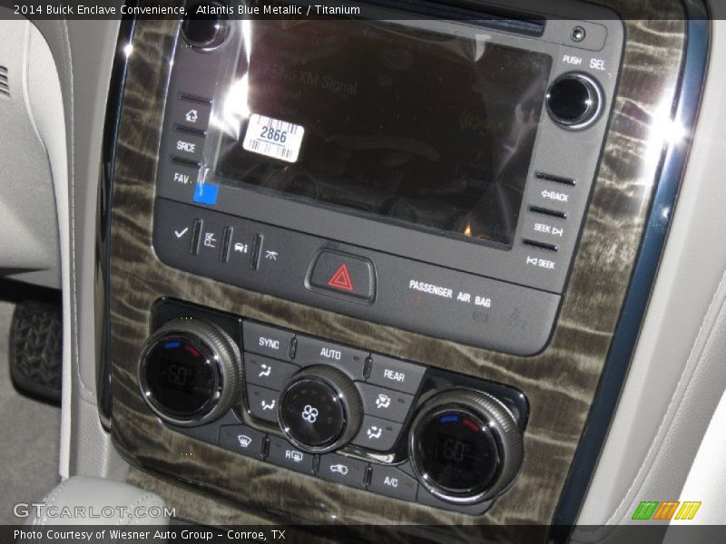 Controls of 2014 Enclave Convenience