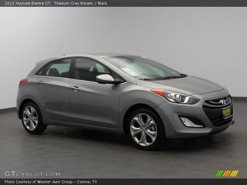 Titanium Gray Metallic / Black 2013 Hyundai Elantra GT