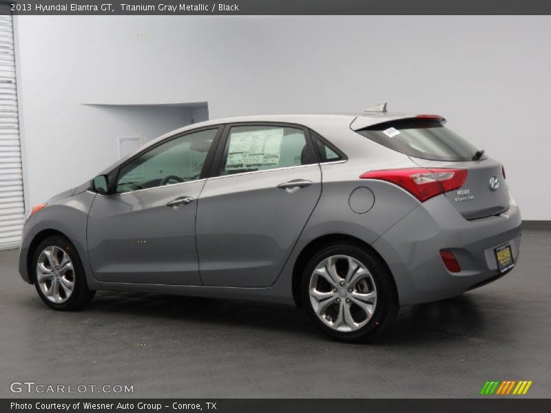 Titanium Gray Metallic / Black 2013 Hyundai Elantra GT