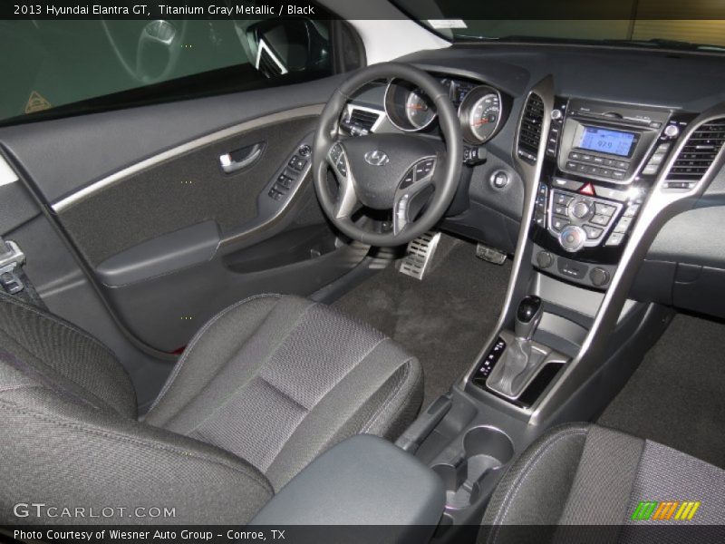 Titanium Gray Metallic / Black 2013 Hyundai Elantra GT