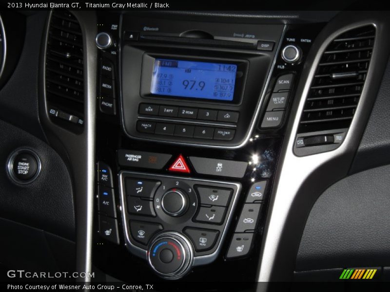 Titanium Gray Metallic / Black 2013 Hyundai Elantra GT