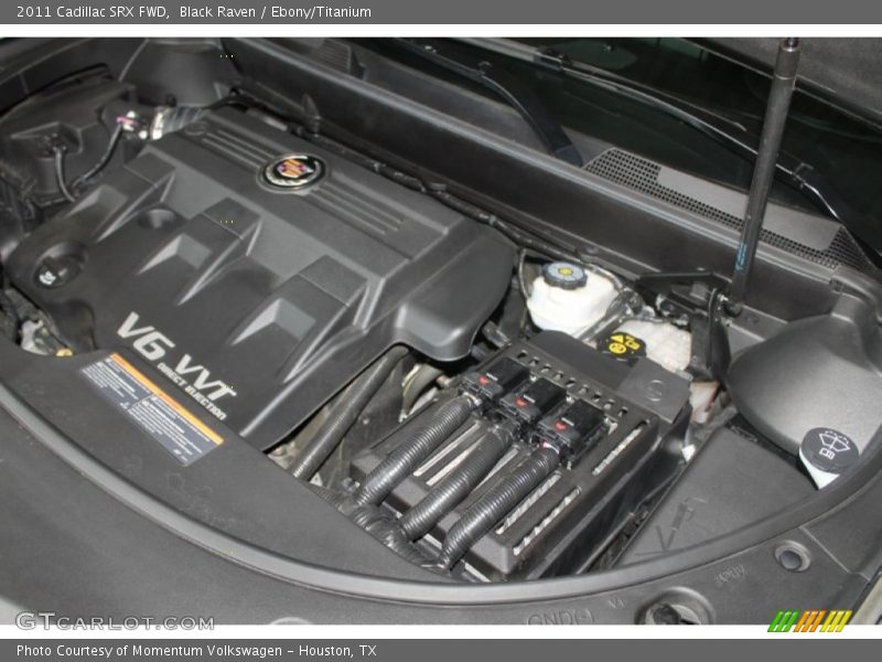 Black Raven / Ebony/Titanium 2011 Cadillac SRX FWD