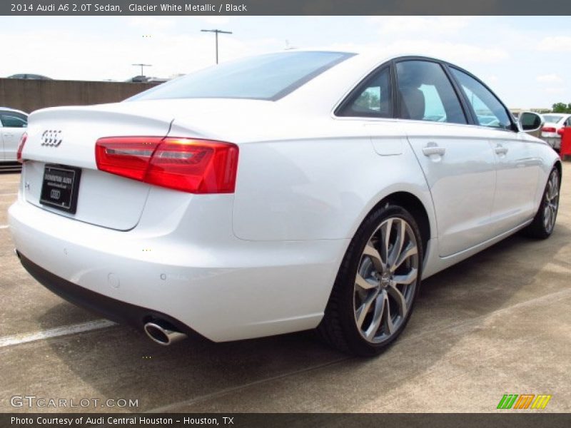 Glacier White Metallic / Black 2014 Audi A6 2.0T Sedan