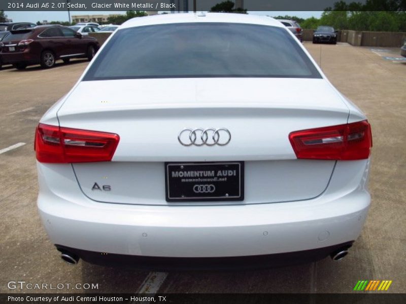 Glacier White Metallic / Black 2014 Audi A6 2.0T Sedan