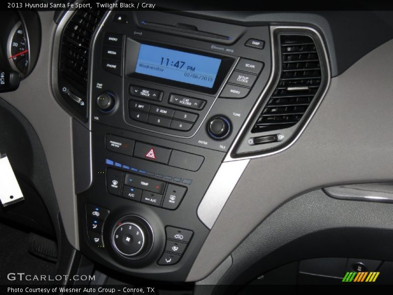 Twilight Black / Gray 2013 Hyundai Santa Fe Sport