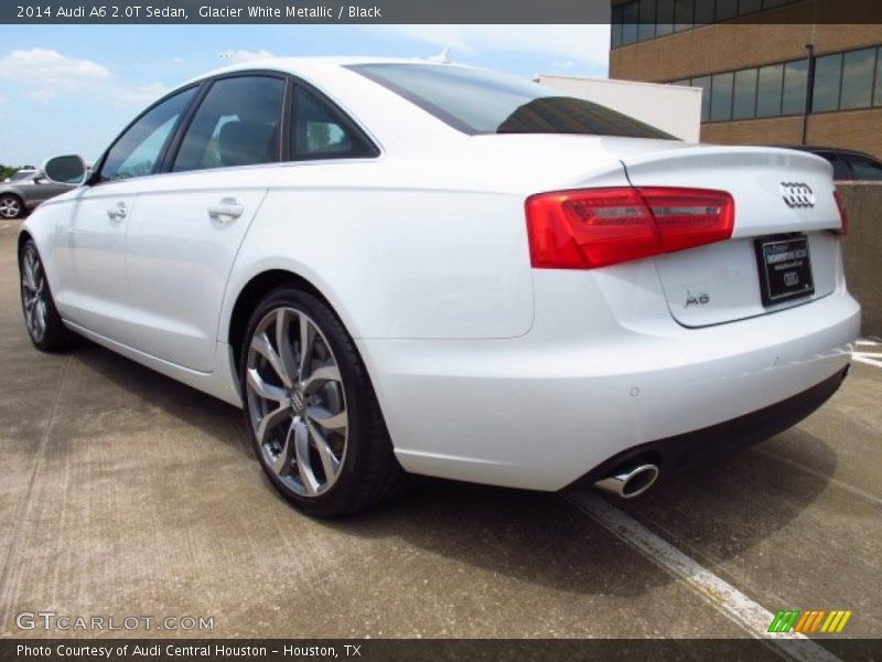 Glacier White Metallic / Black 2014 Audi A6 2.0T Sedan