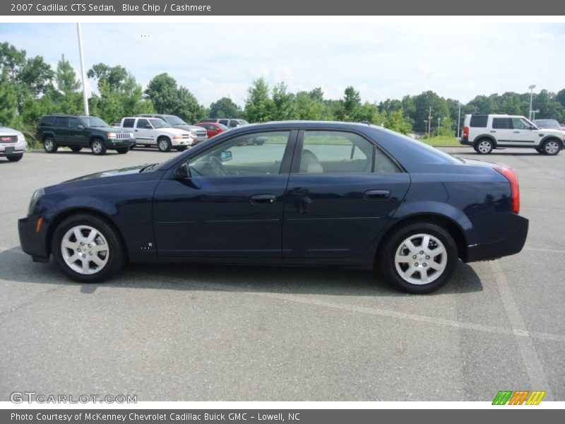Blue Chip / Cashmere 2007 Cadillac CTS Sedan