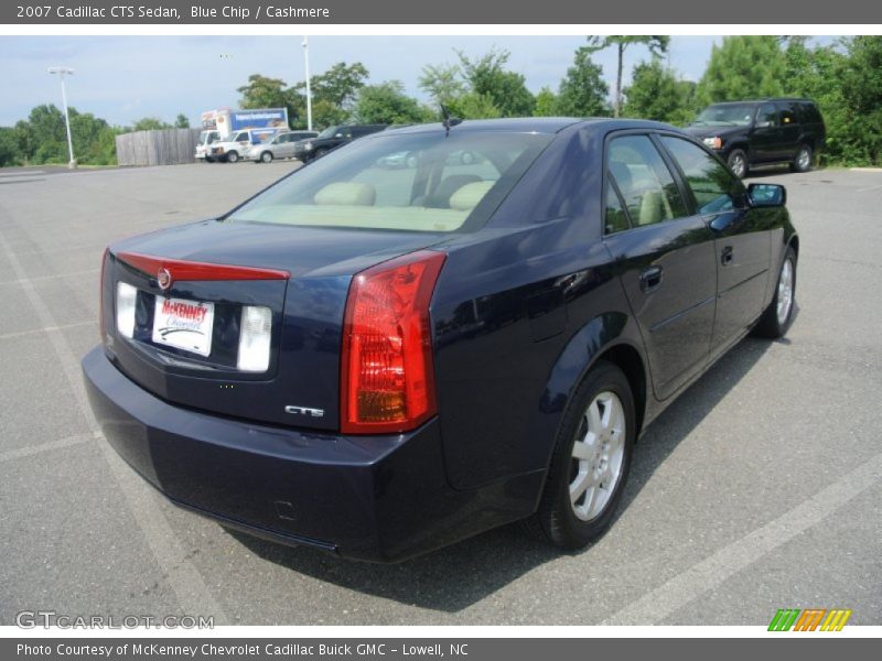 Blue Chip / Cashmere 2007 Cadillac CTS Sedan
