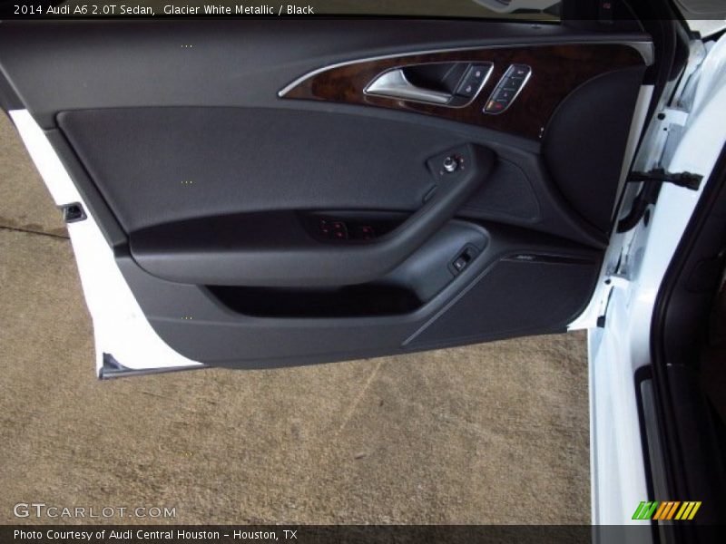 Glacier White Metallic / Black 2014 Audi A6 2.0T Sedan