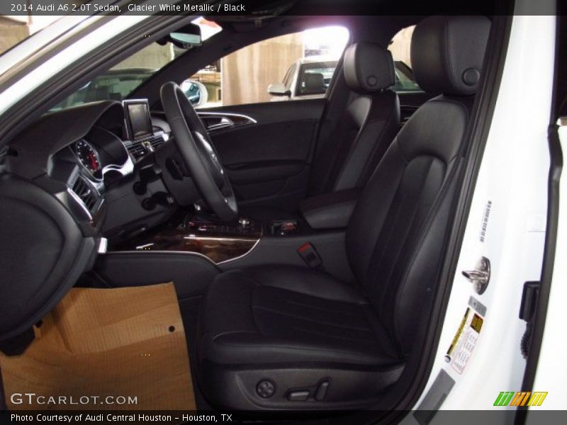 Glacier White Metallic / Black 2014 Audi A6 2.0T Sedan
