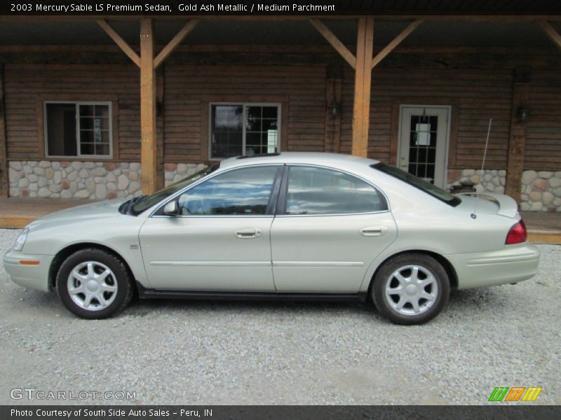 Gold Ash Metallic / Medium Parchment 2003 Mercury Sable LS Premium Sedan