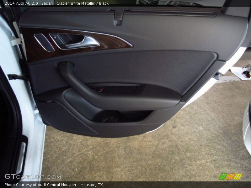 Glacier White Metallic / Black 2014 Audi A6 2.0T Sedan
