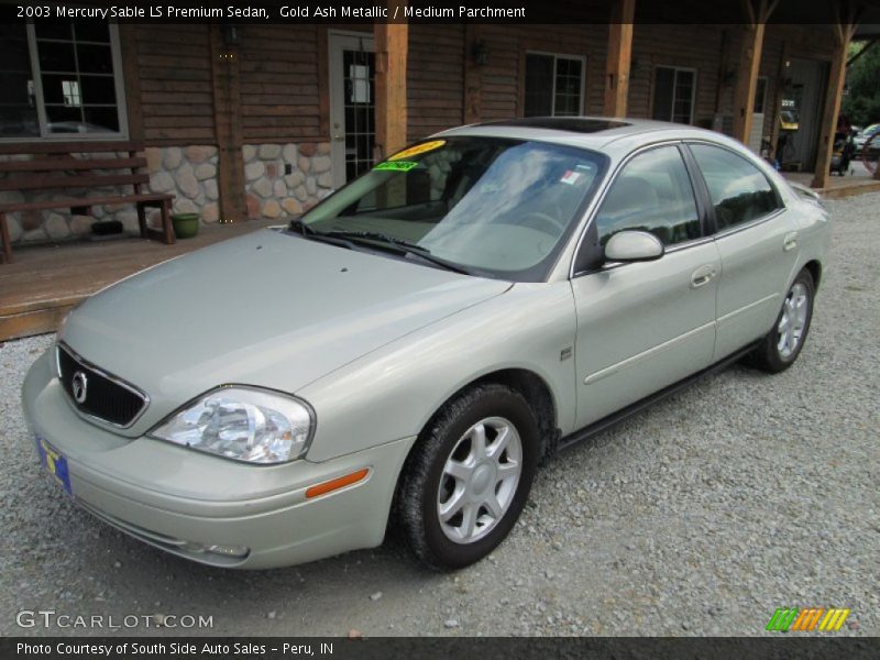 Gold Ash Metallic / Medium Parchment 2003 Mercury Sable LS Premium Sedan