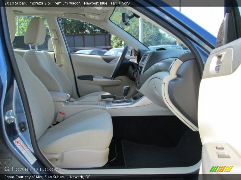 Newport Blue Pearl / Ivory 2010 Subaru Impreza 2.5i Premium Wagon