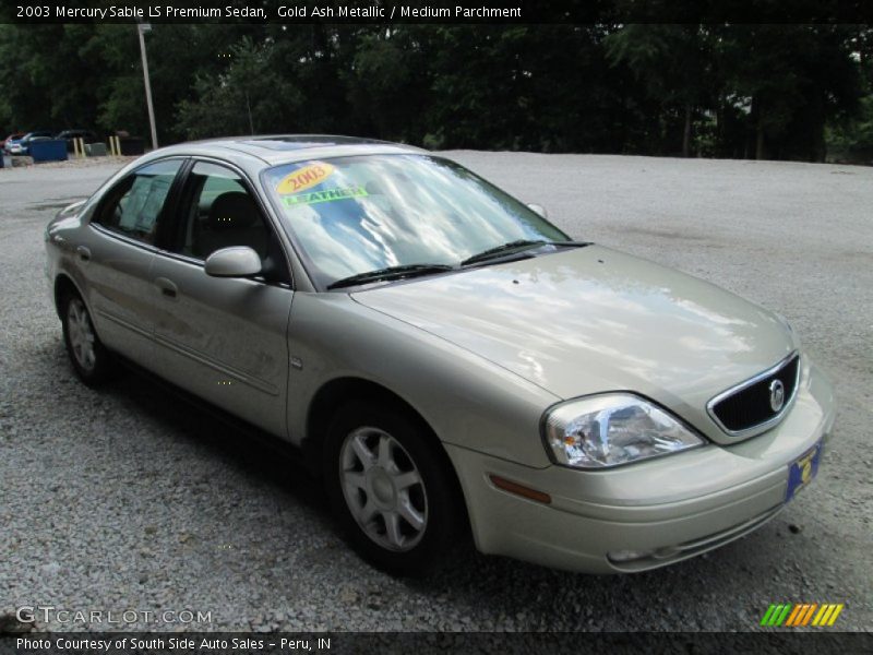 Gold Ash Metallic / Medium Parchment 2003 Mercury Sable LS Premium Sedan
