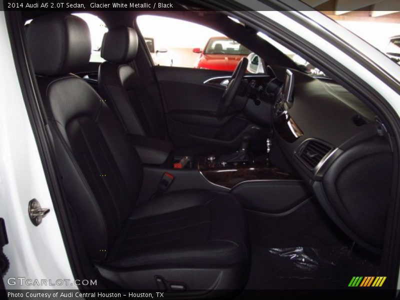 Glacier White Metallic / Black 2014 Audi A6 2.0T Sedan
