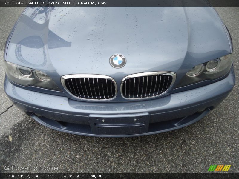Steel Blue Metallic / Grey 2005 BMW 3 Series 330i Coupe