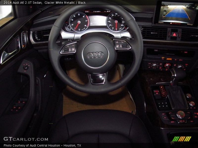 Glacier White Metallic / Black 2014 Audi A6 2.0T Sedan