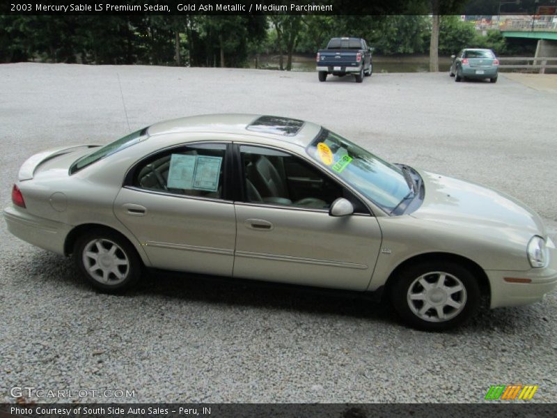 Gold Ash Metallic / Medium Parchment 2003 Mercury Sable LS Premium Sedan