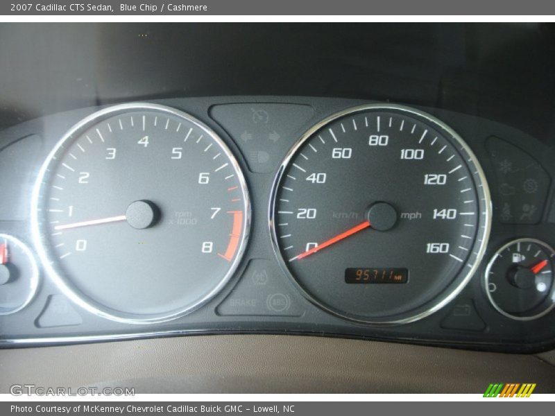 Blue Chip / Cashmere 2007 Cadillac CTS Sedan