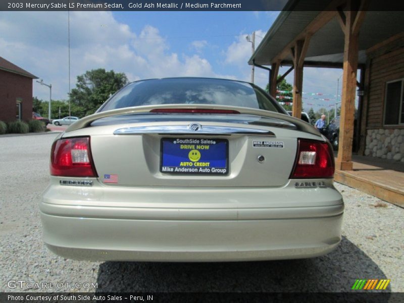 Gold Ash Metallic / Medium Parchment 2003 Mercury Sable LS Premium Sedan